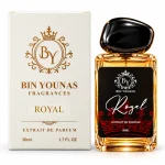 Royal perfume gift box packaging by Bin Younas Fragrances