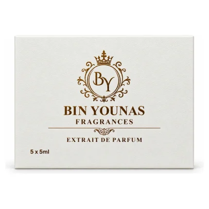 Tester set gift box packaging by Bin Younas Fragrances