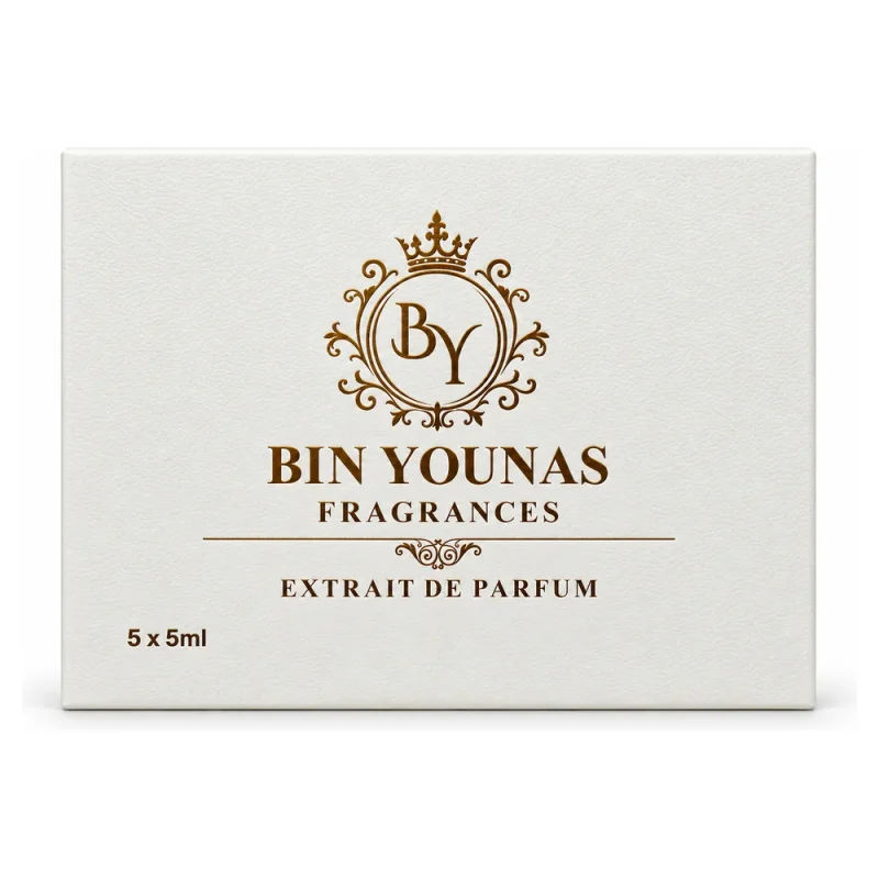 Tester set gift box packaging by Bin Younas Fragrances